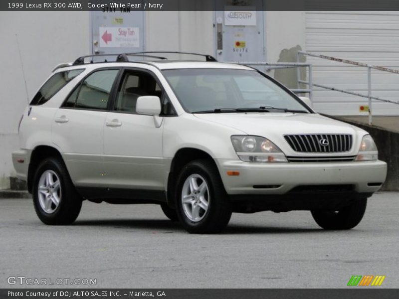 Golden White Pearl / Ivory 1999 Lexus RX 300 AWD