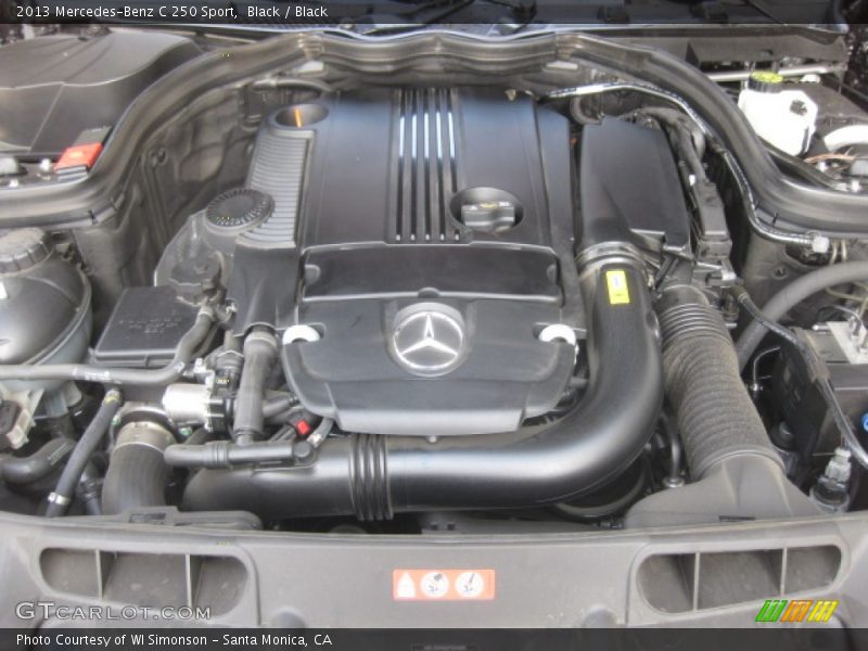 Black / Black 2013 Mercedes-Benz C 250 Sport