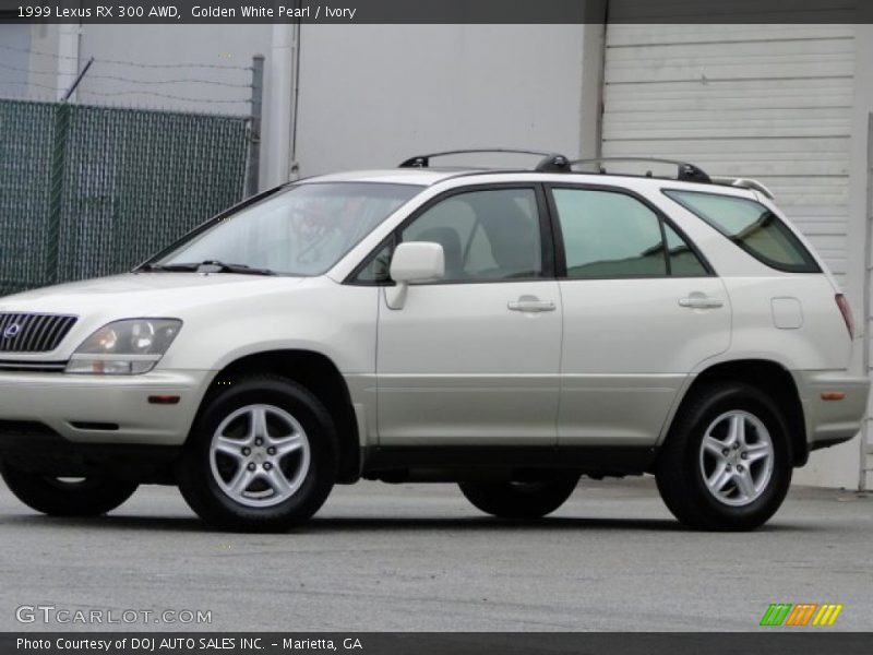 Golden White Pearl / Ivory 1999 Lexus RX 300 AWD