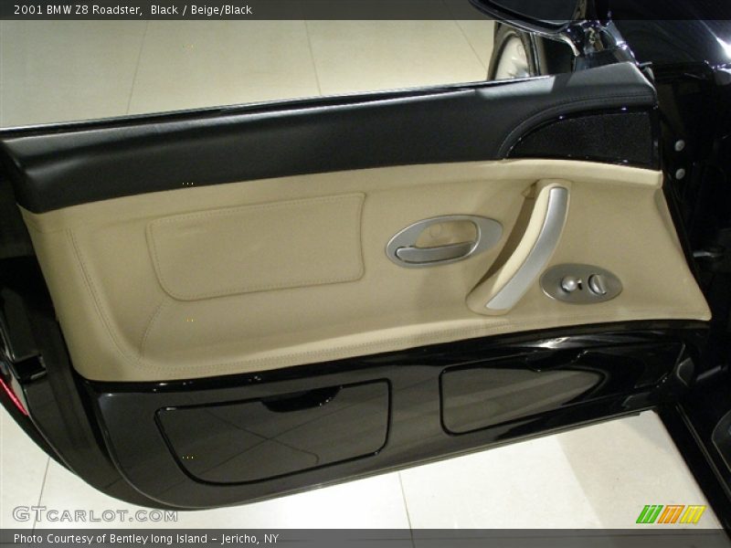 2001 BMW Z8, Black / Black/Beige, Interior Door Panel - 2001 BMW Z8 Roadster