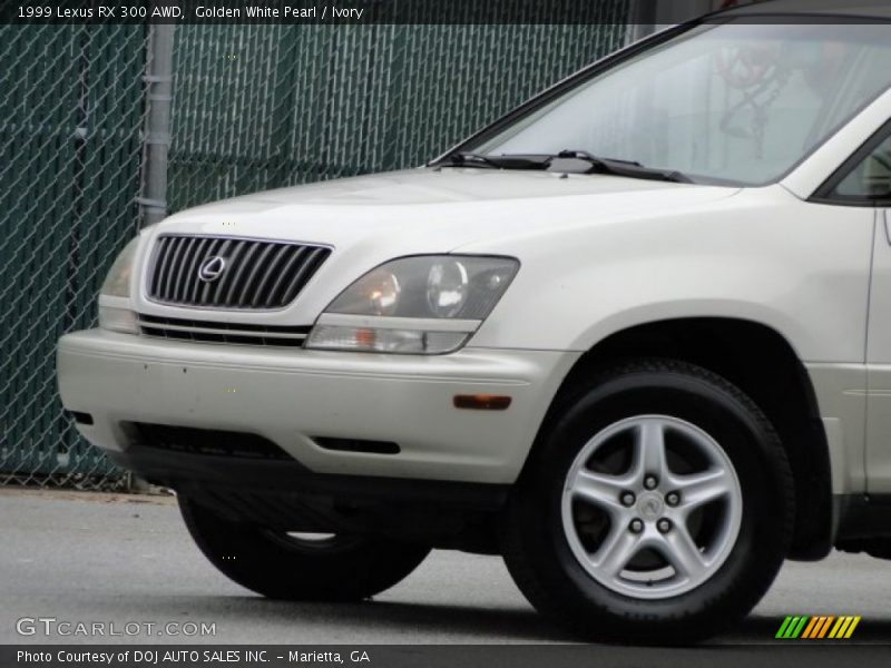 Golden White Pearl / Ivory 1999 Lexus RX 300 AWD