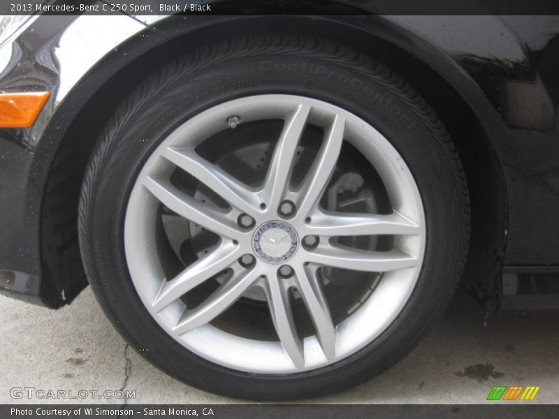 Black / Black 2013 Mercedes-Benz C 250 Sport