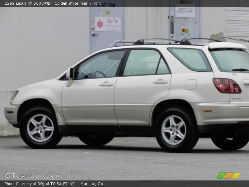 Golden White Pearl / Ivory 1999 Lexus RX 300 AWD