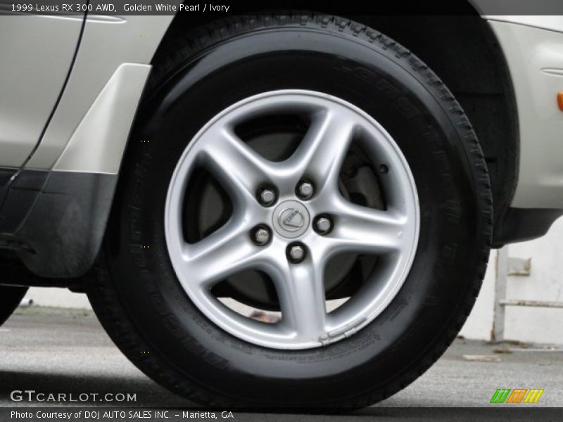 Golden White Pearl / Ivory 1999 Lexus RX 300 AWD
