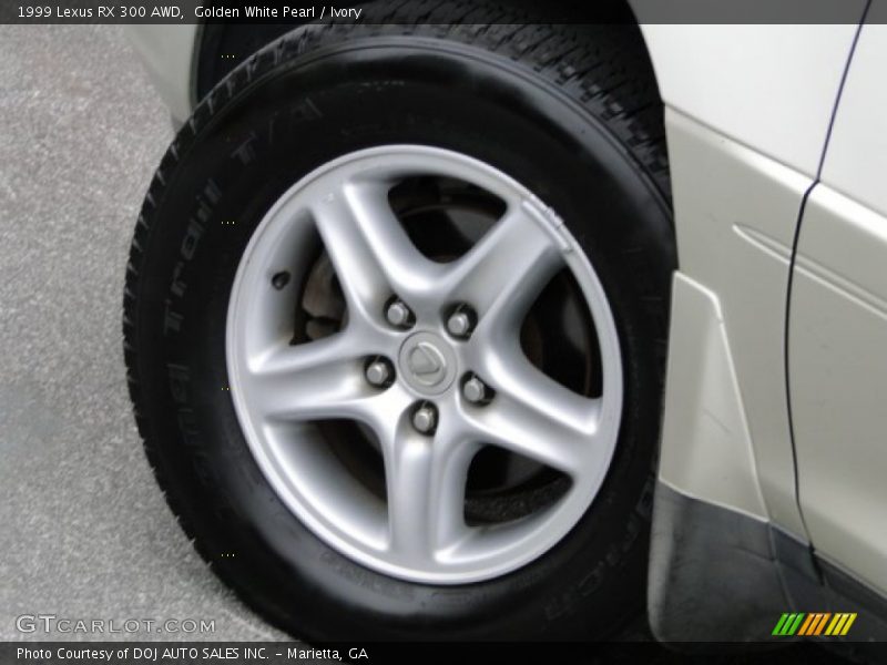 Golden White Pearl / Ivory 1999 Lexus RX 300 AWD