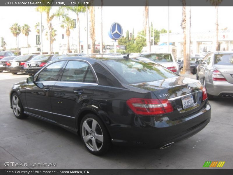Black / Black 2011 Mercedes-Benz E 350 Sedan