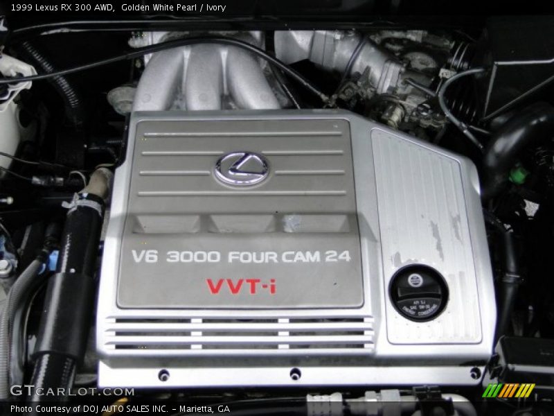 Golden White Pearl / Ivory 1999 Lexus RX 300 AWD
