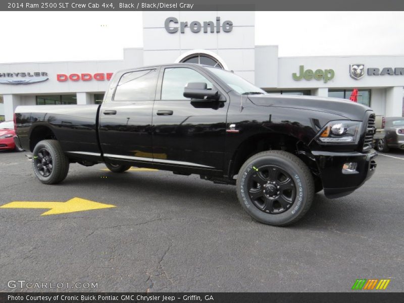 Black / Black/Diesel Gray 2014 Ram 2500 SLT Crew Cab 4x4