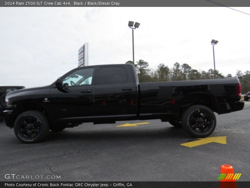 Black / Black/Diesel Gray 2014 Ram 2500 SLT Crew Cab 4x4