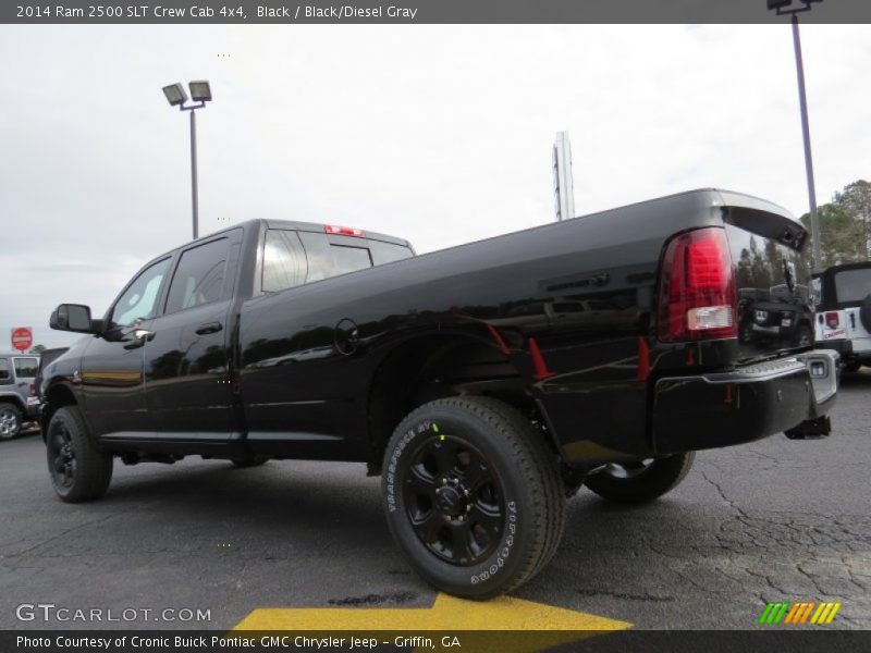Black / Black/Diesel Gray 2014 Ram 2500 SLT Crew Cab 4x4
