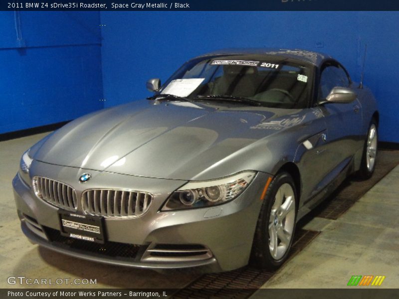 Space Gray Metallic / Black 2011 BMW Z4 sDrive35i Roadster