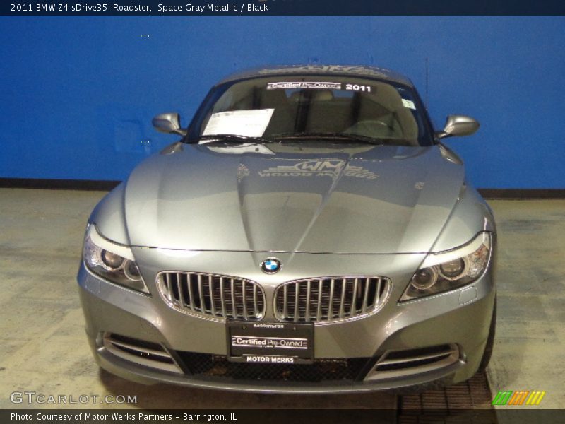 Space Gray Metallic / Black 2011 BMW Z4 sDrive35i Roadster
