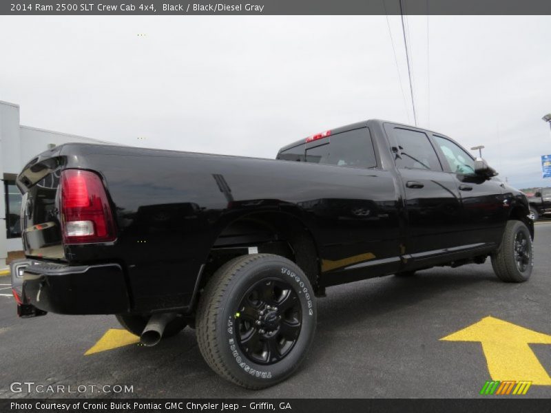 Black / Black/Diesel Gray 2014 Ram 2500 SLT Crew Cab 4x4