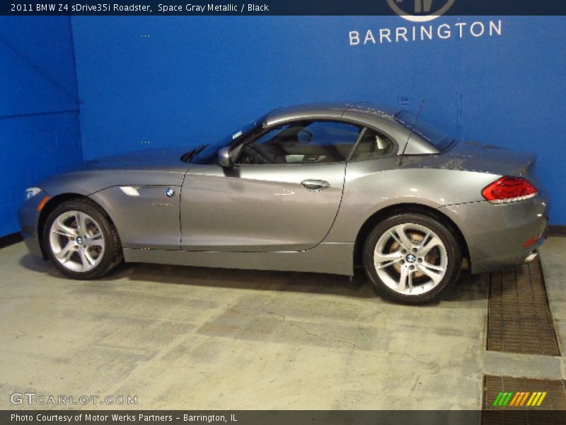 Space Gray Metallic / Black 2011 BMW Z4 sDrive35i Roadster