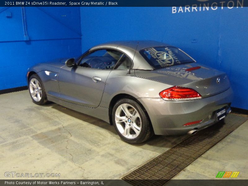 Space Gray Metallic / Black 2011 BMW Z4 sDrive35i Roadster