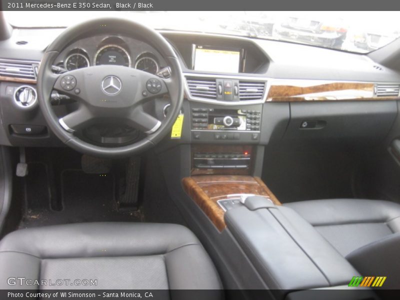 Black / Black 2011 Mercedes-Benz E 350 Sedan