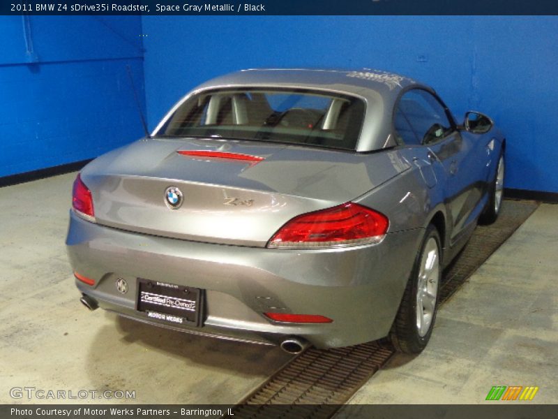 Space Gray Metallic / Black 2011 BMW Z4 sDrive35i Roadster