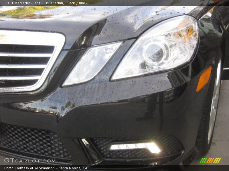 Black / Black 2011 Mercedes-Benz E 350 Sedan