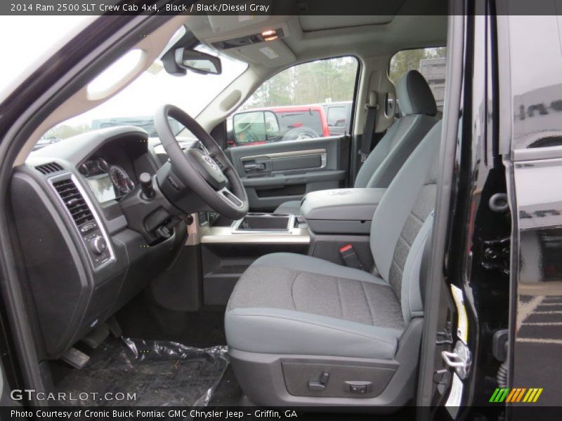 Black / Black/Diesel Gray 2014 Ram 2500 SLT Crew Cab 4x4