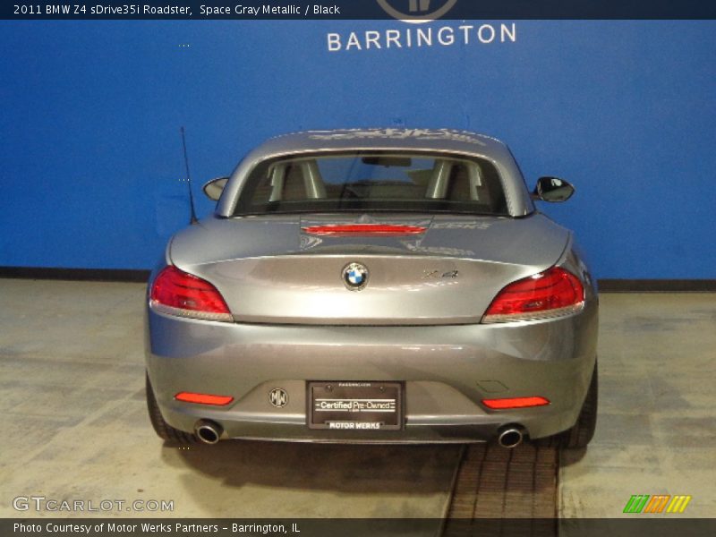 Space Gray Metallic / Black 2011 BMW Z4 sDrive35i Roadster