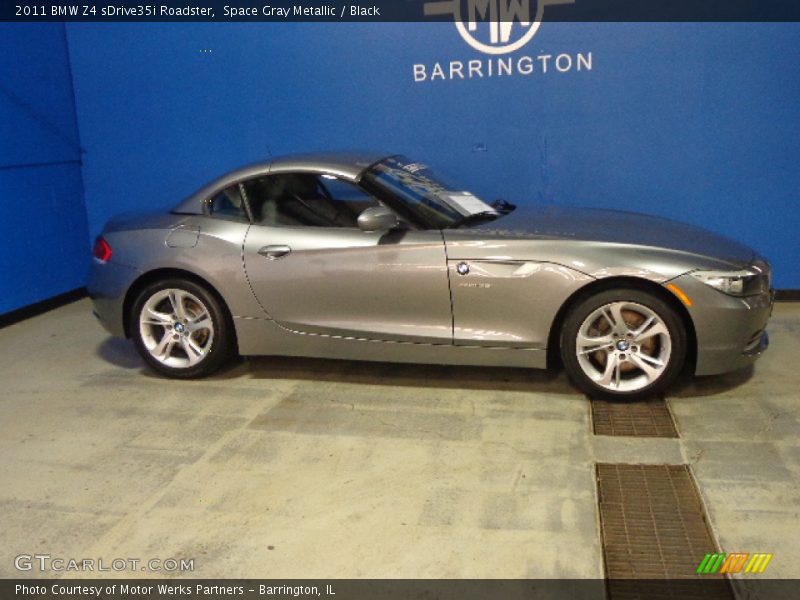 Space Gray Metallic / Black 2011 BMW Z4 sDrive35i Roadster