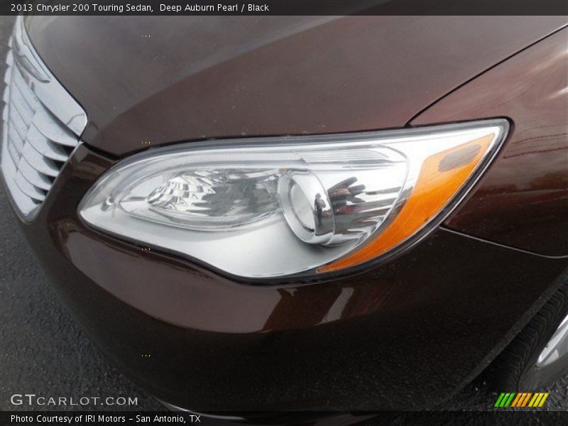 Deep Auburn Pearl / Black 2013 Chrysler 200 Touring Sedan