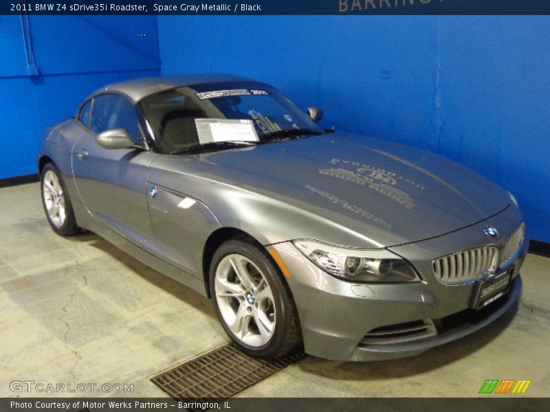 Space Gray Metallic / Black 2011 BMW Z4 sDrive35i Roadster