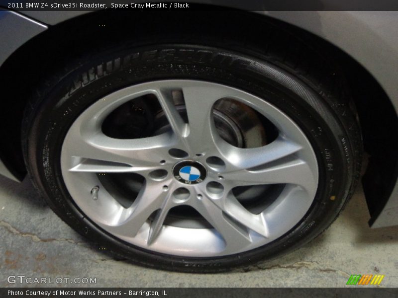 Space Gray Metallic / Black 2011 BMW Z4 sDrive35i Roadster