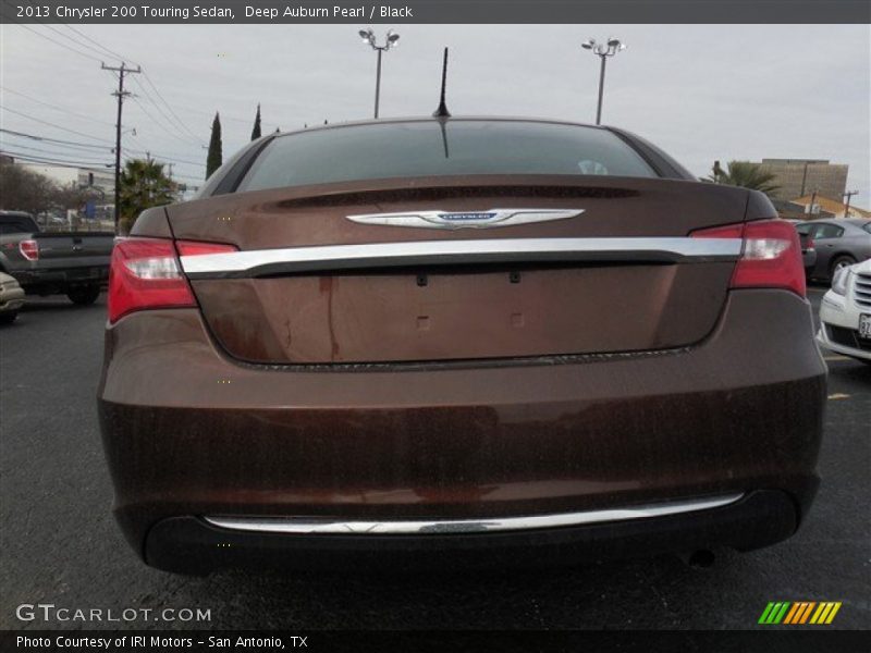 Deep Auburn Pearl / Black 2013 Chrysler 200 Touring Sedan