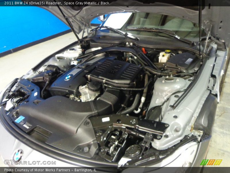 Space Gray Metallic / Black 2011 BMW Z4 sDrive35i Roadster