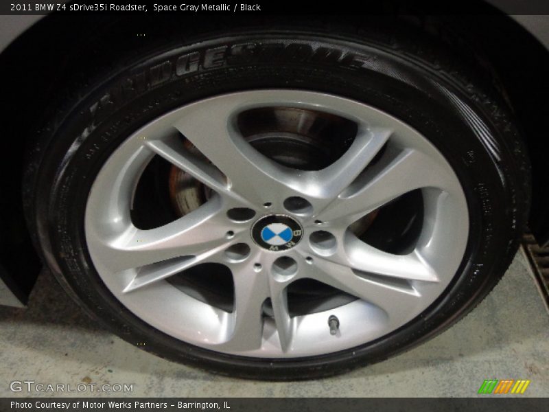 Space Gray Metallic / Black 2011 BMW Z4 sDrive35i Roadster
