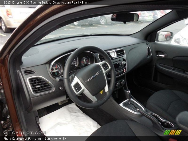Deep Auburn Pearl / Black 2013 Chrysler 200 Touring Sedan