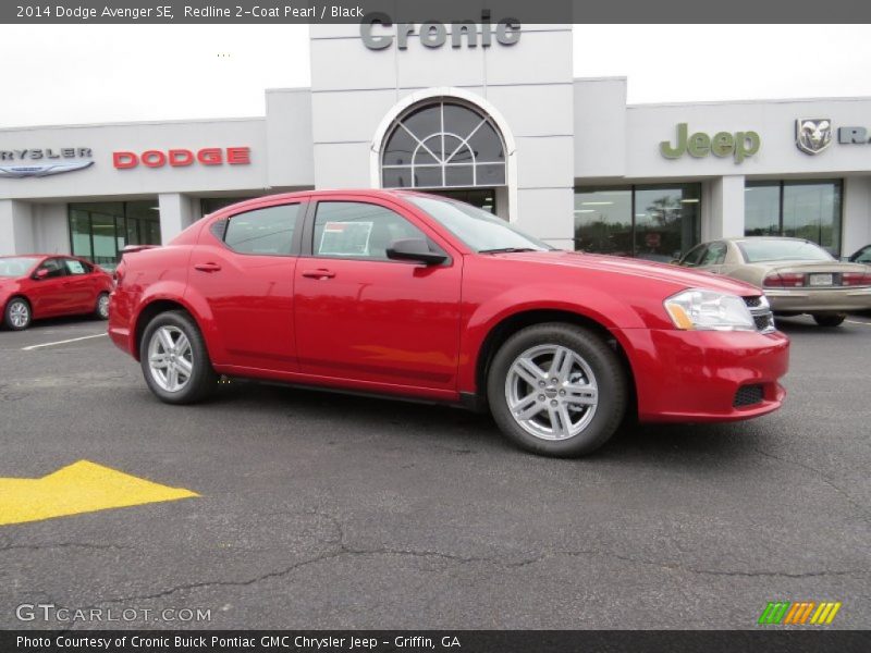 Redline 2-Coat Pearl / Black 2014 Dodge Avenger SE