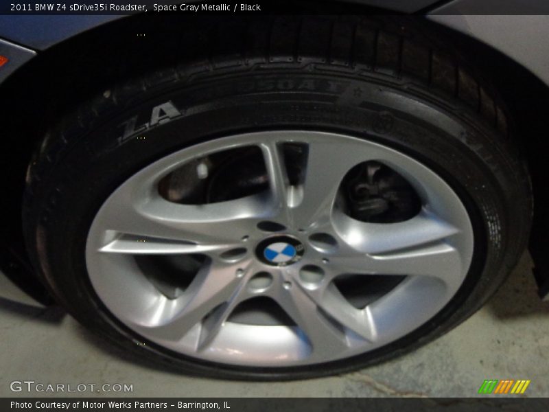 Space Gray Metallic / Black 2011 BMW Z4 sDrive35i Roadster