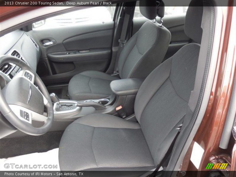 Deep Auburn Pearl / Black 2013 Chrysler 200 Touring Sedan