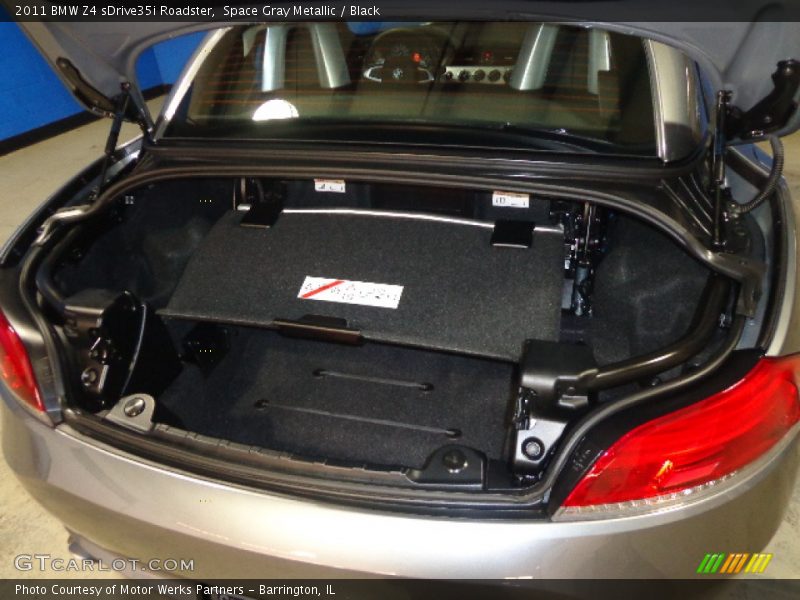 Space Gray Metallic / Black 2011 BMW Z4 sDrive35i Roadster