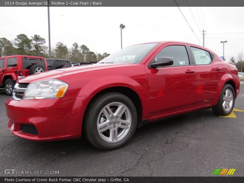 Redline 2-Coat Pearl / Black 2014 Dodge Avenger SE