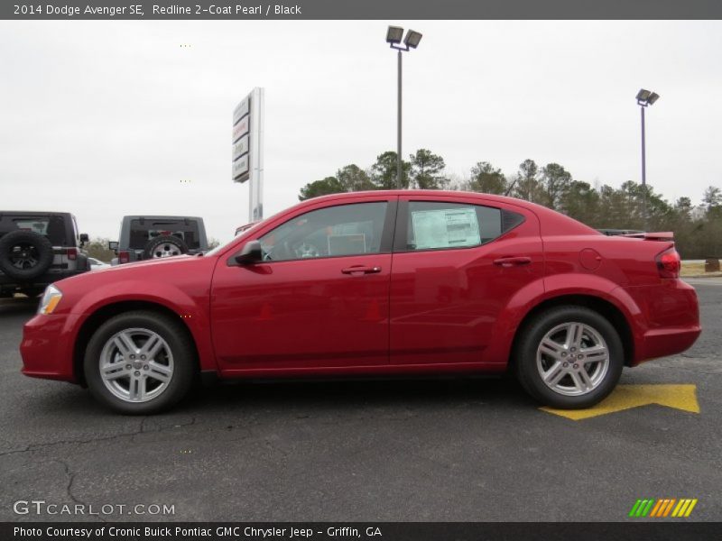 Redline 2-Coat Pearl / Black 2014 Dodge Avenger SE