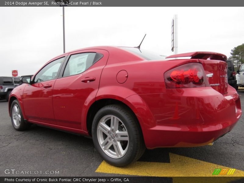 Redline 2-Coat Pearl / Black 2014 Dodge Avenger SE