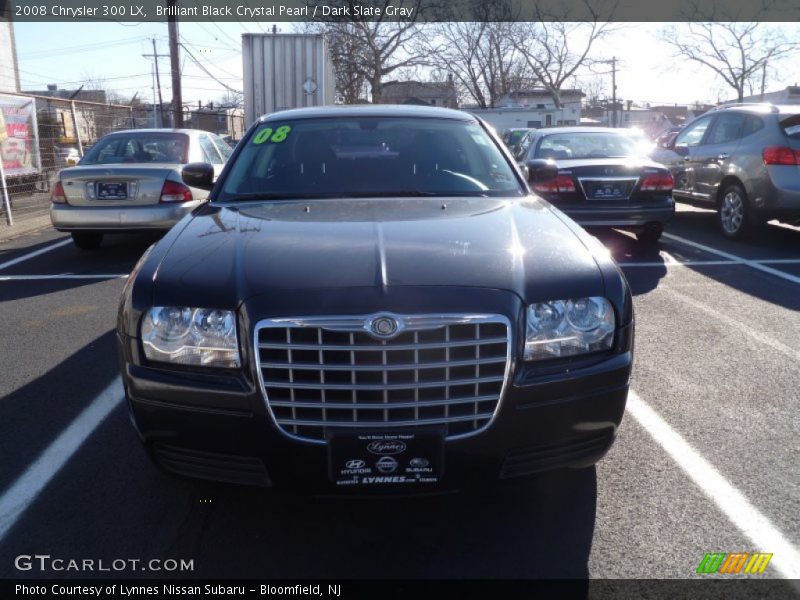 Brilliant Black Crystal Pearl / Dark Slate Gray 2008 Chrysler 300 LX