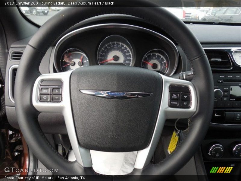 Deep Auburn Pearl / Black 2013 Chrysler 200 Touring Sedan
