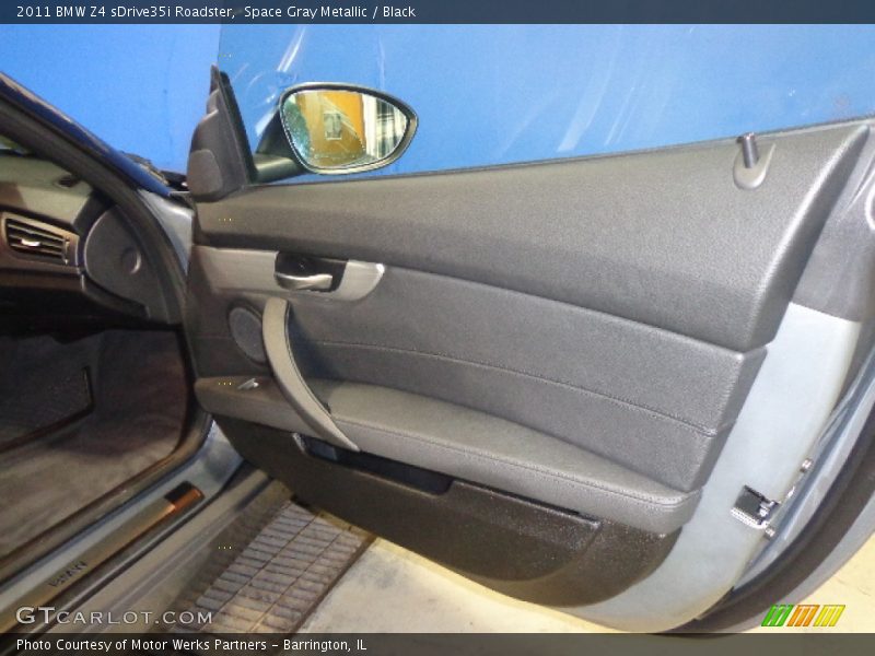 Space Gray Metallic / Black 2011 BMW Z4 sDrive35i Roadster