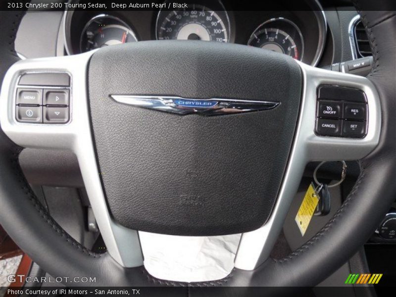 Deep Auburn Pearl / Black 2013 Chrysler 200 Touring Sedan