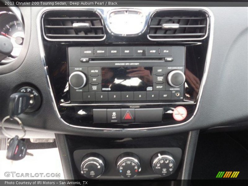 Deep Auburn Pearl / Black 2013 Chrysler 200 Touring Sedan