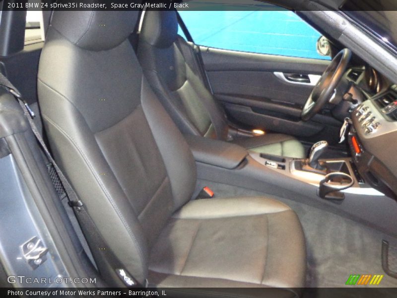 Space Gray Metallic / Black 2011 BMW Z4 sDrive35i Roadster