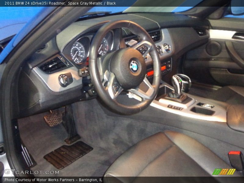 Space Gray Metallic / Black 2011 BMW Z4 sDrive35i Roadster
