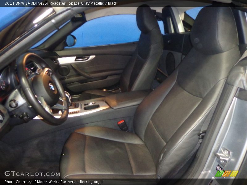 Space Gray Metallic / Black 2011 BMW Z4 sDrive35i Roadster