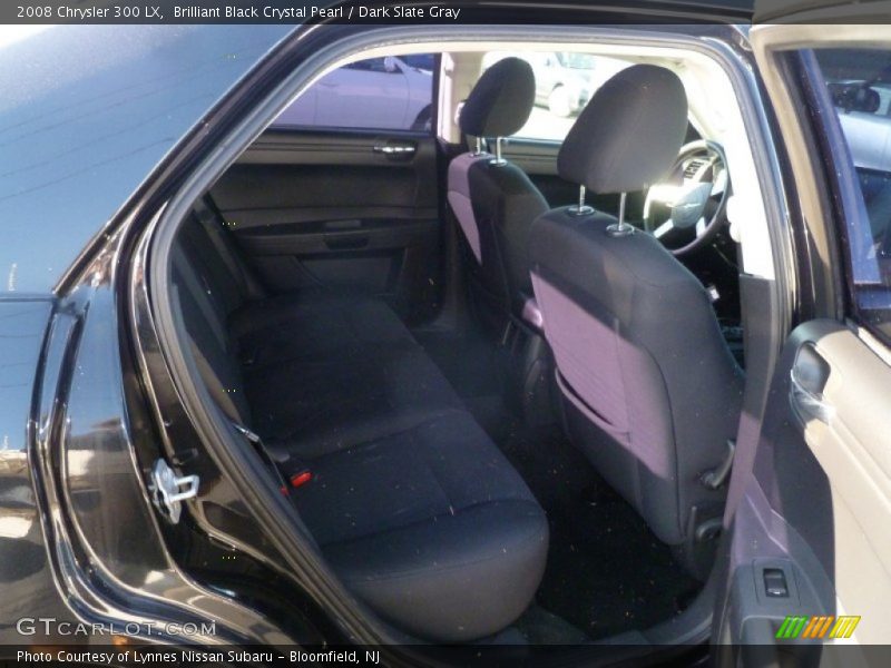 Brilliant Black Crystal Pearl / Dark Slate Gray 2008 Chrysler 300 LX