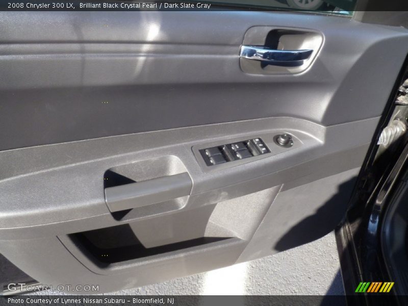 Brilliant Black Crystal Pearl / Dark Slate Gray 2008 Chrysler 300 LX