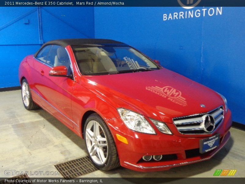 Mars Red / Almond/Mocha 2011 Mercedes-Benz E 350 Cabriolet